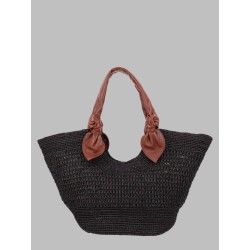 BORSA INTRECCIATA IN RAFFIA