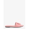 Leather sandals with DG Millennials logo