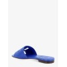 Leather sandals with DG Millennials logo