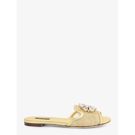 Sandali Rainbow in pizzo lurex