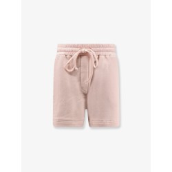 Cotton shorts with embroidered logo on the back
