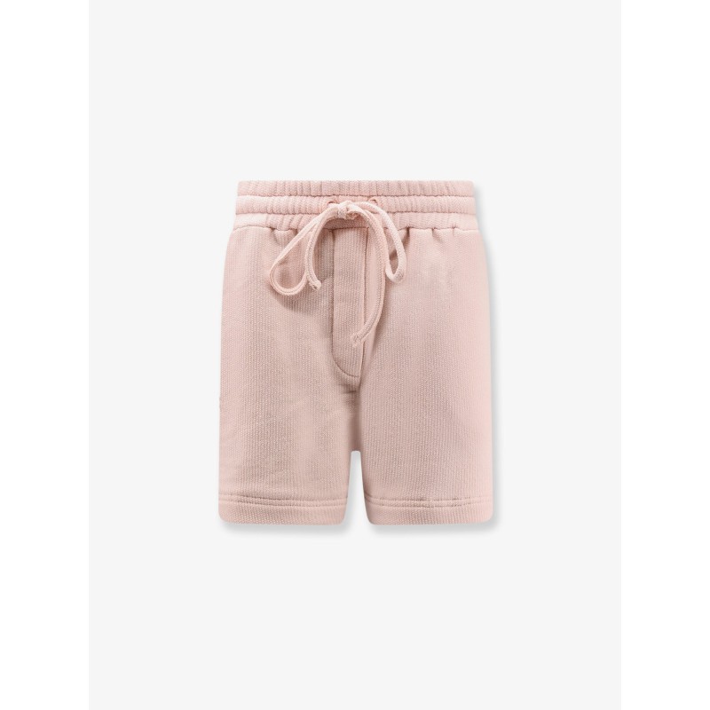 Cotton shorts with embroidered logo on the back