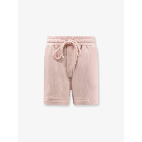 Cotton shorts with embroidered logo on the back
