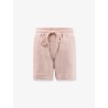 Cotton shorts with embroidered logo on the back