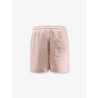 Cotton shorts with embroidered logo on the back