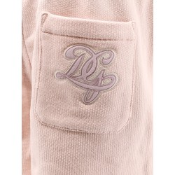Cotton shorts with embroidered logo on the back