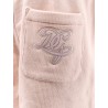 Cotton shorts with embroidered logo on the back