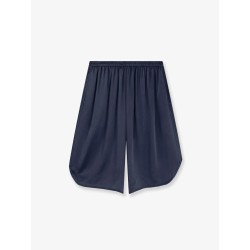 Nelis satin Bermuda shorts