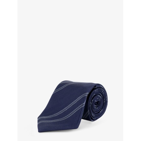 Regimental motif silk tie