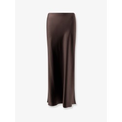 Satin long skirt