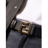 Rounded reversible belt