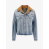 Denim Jacket with suede detail