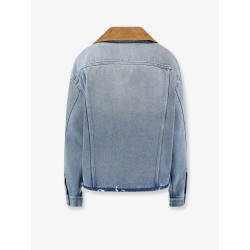 Denim Jacket with suede detail