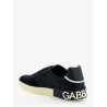 Nylon and suede sneakers with back lettering logo