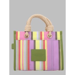 BORSA TOTE SMALL A RIGHE