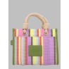 BORSA TOTE SMALL A RIGHE