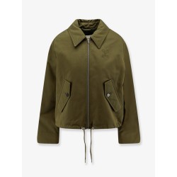 Cotton jacket with Logo embroidery