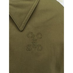 Cotton jacket with Logo embroidery