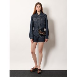 Padded denim jacket
