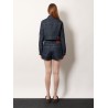 Padded denim jacket