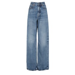 JEANS LARGHI E LUNGHI CON VITA A V