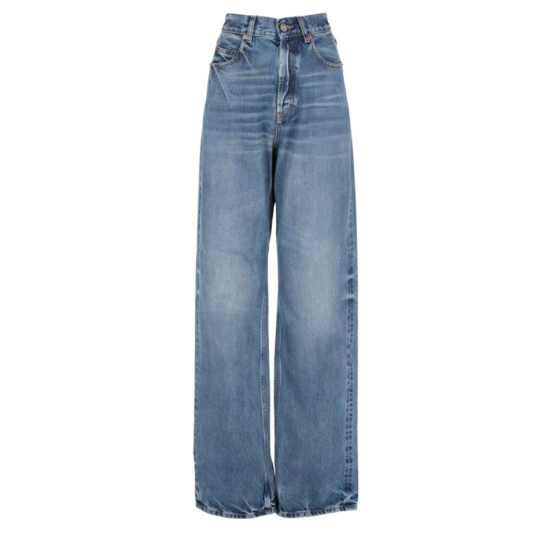 JEANS LARGHI E LUNGHI CON VITA A V