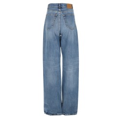 JEANS LARGHI E LUNGHI CON VITA A V