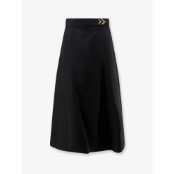 Crepe Couture midi skirt