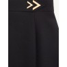 Crepe Couture midi skirt
