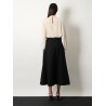 Crepe Couture midi skirt