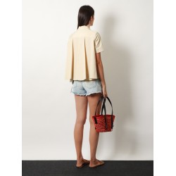 Paula's Ibiza -Braid Basket Small Small Iraca Palm Leaf Shoulder Bag