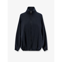 Baxter pinstripe recycled material jacket