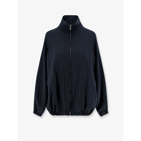 Baxter pinstripe recycled material jacket