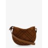 Tavistock suede crossbody bag with perforated pattern