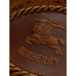 Tavistock suede crossbody bag with perforated pattern
