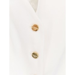 Linen and viscose vest