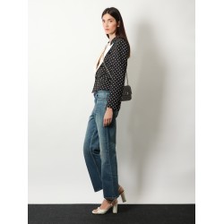 Polka-Dots viscose blazer