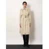 Cotton trench with Puff sleeves