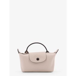 Le Pliage Xtra leather handbag with engraved logo