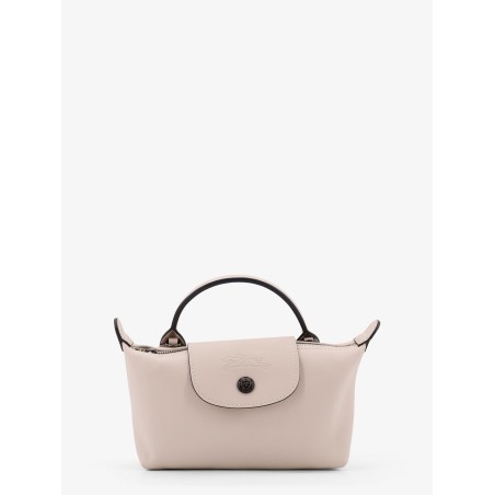 Le Pliage Xtra leather handbag with engraved logo