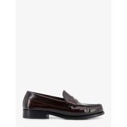 Leather Rivet loafers