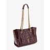 Niki vintage-effect leather shopping bag