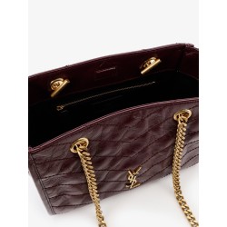 Niki vintage-effect leather shopping bag