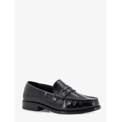 Rivet leather loafers