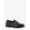 Rivet leather loafers