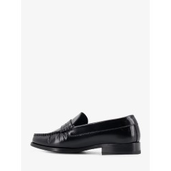 Rivet leather loafers