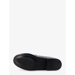 Rivet leather loafers