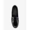 Rivet leather loafers