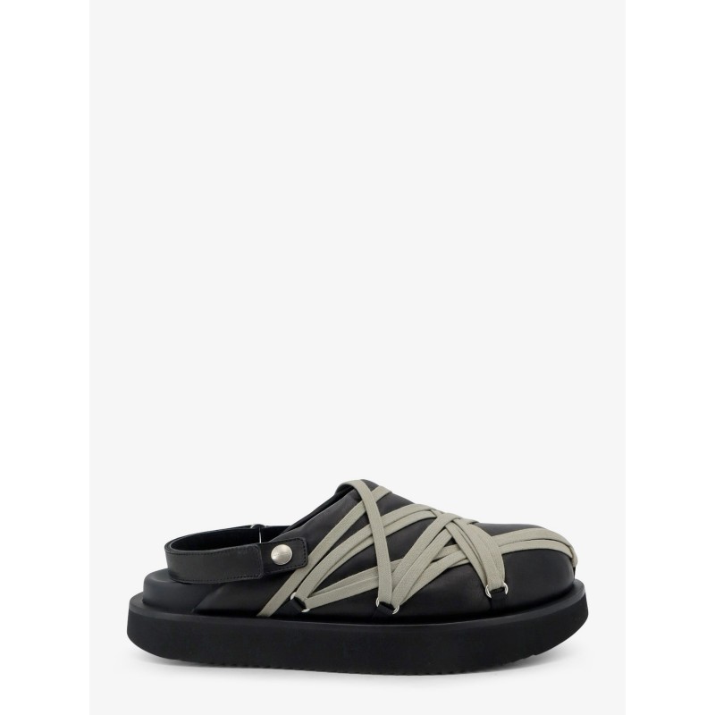 Megalace leather sandals