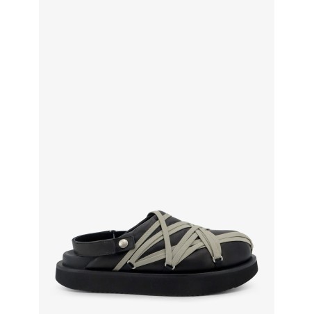 Megalace leather sandals